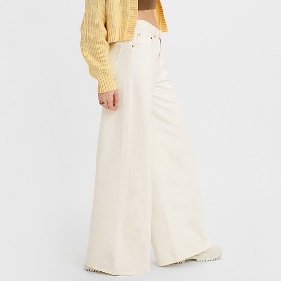 Levi's Denim - Levi's XL Flood Jeans in White Rinse